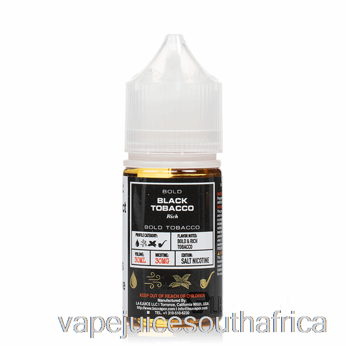 Vape Pods Black Tobacco - Bsx Salt Series - 30Ml 30Mg